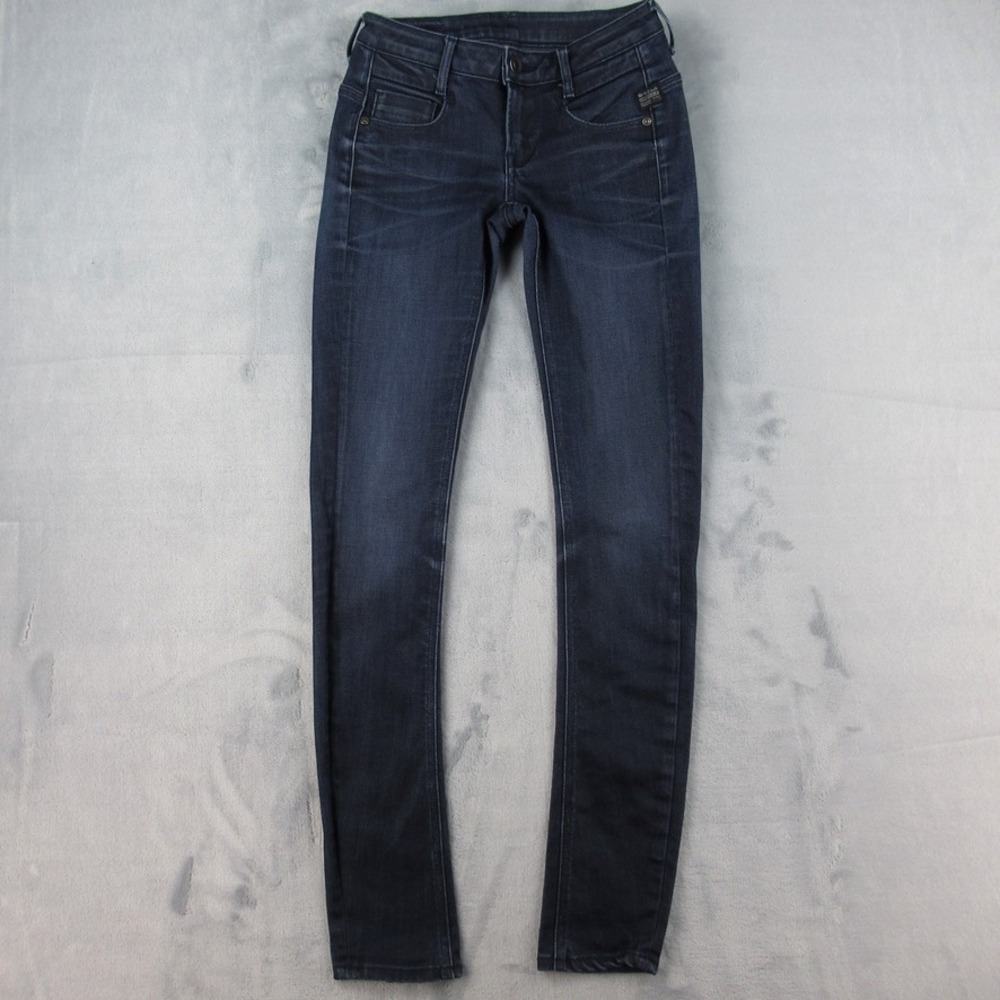 G-Star Raw New Radar Skinny WMN Jeans Dark Wash Blue 25x32 60565.4406.1241